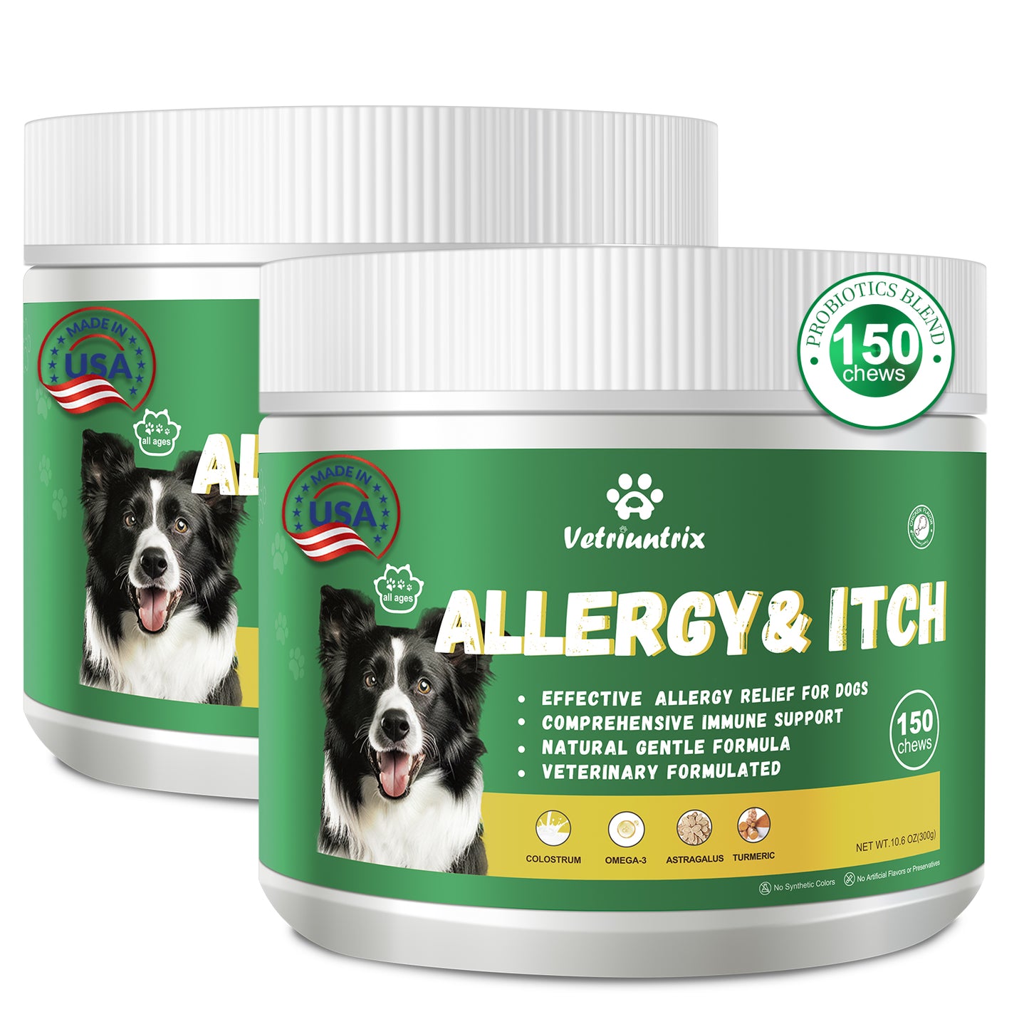 Vetriuntrix Dog Allergy & Itch Relief Soft Chews