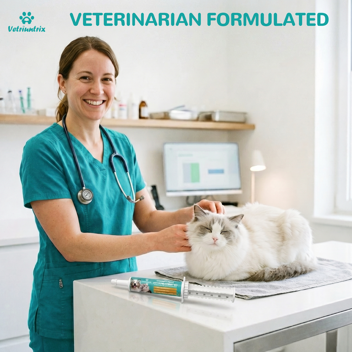 Activated Charcoal for Dogs & Cats - 30ml Anti Diarrhea | Emergency Poison First Aid Kit & Toxin Binder - Oral Paste with Syringe for Accidental Ingestion, Home & Travel