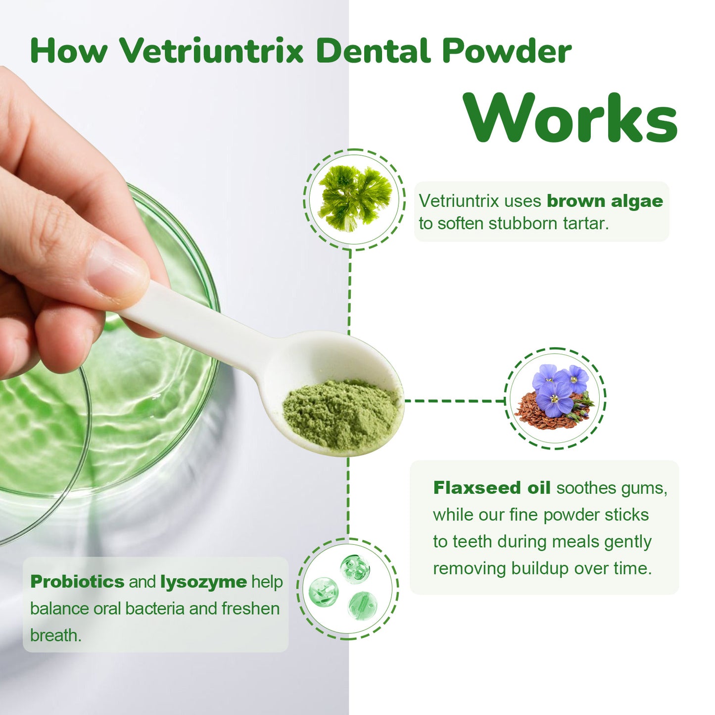 Vetriuntrix Dog Dental Care Powder