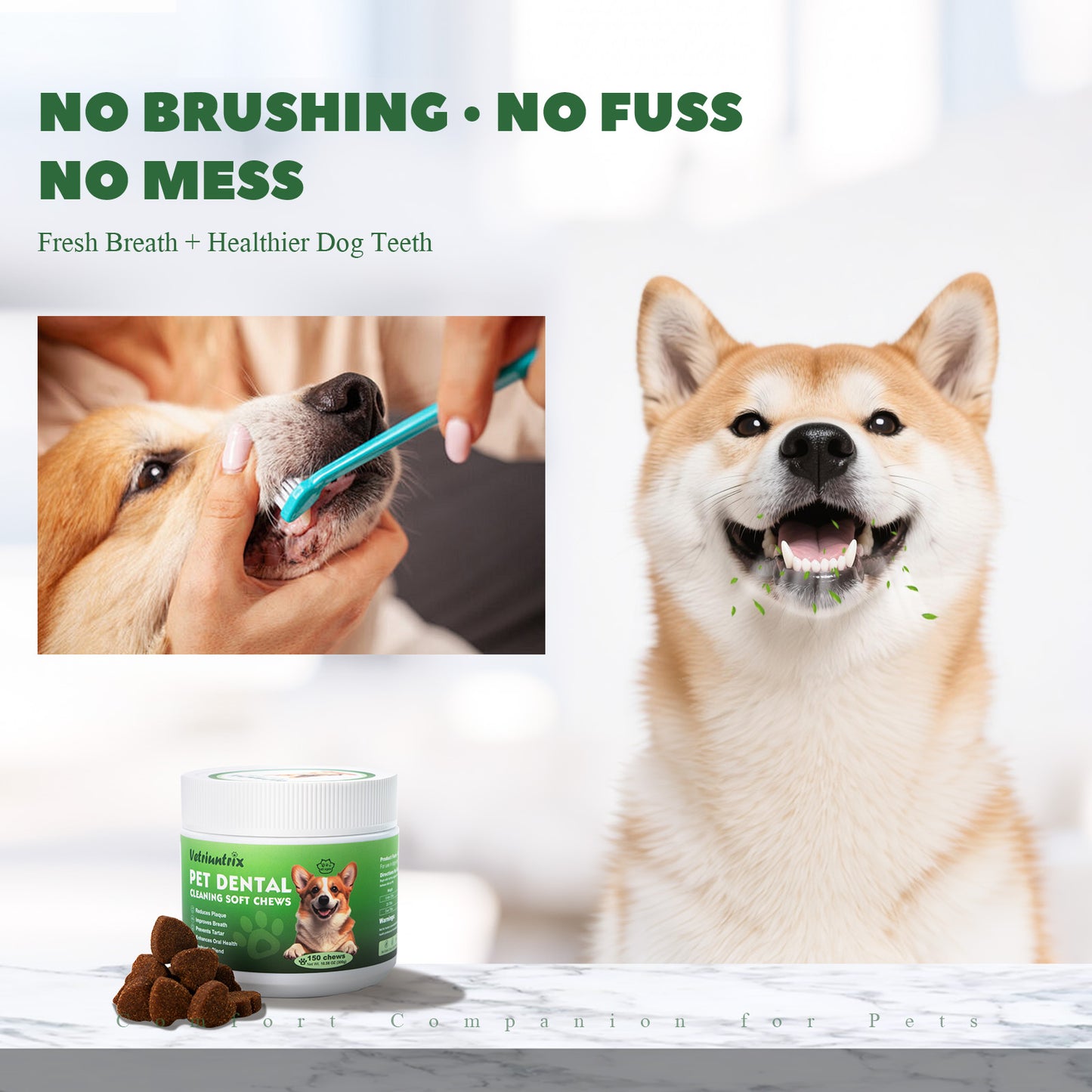 Vetriuntrix Dog Dental Care Soft Chews