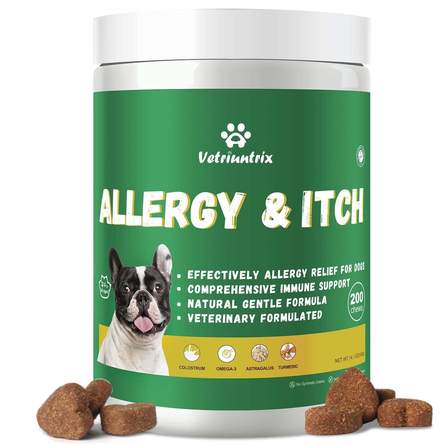 Vetriuntrix Dog Allergy & Itch Relief Soft Chews