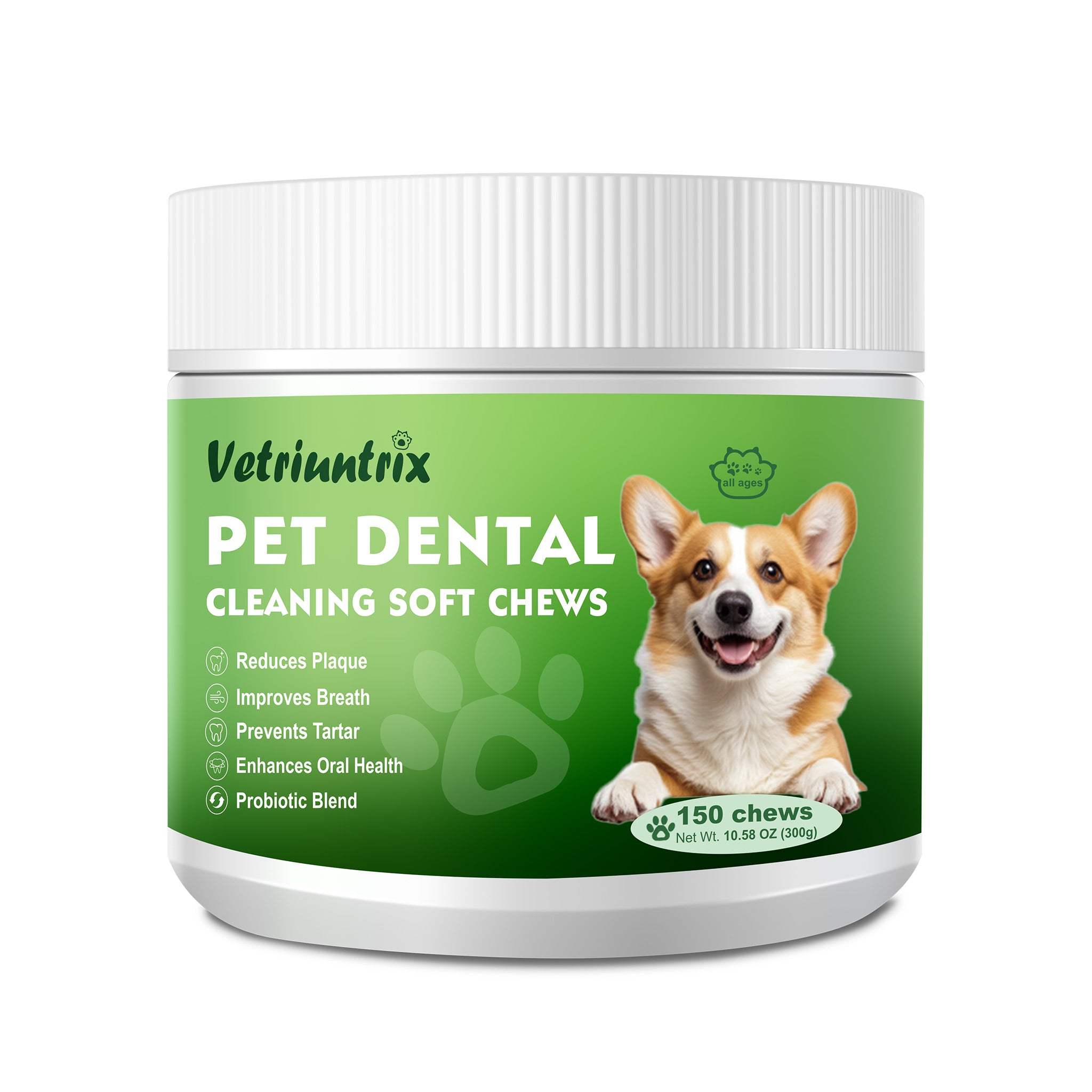 Vetriuntrix 150g Dog Dental Care Soft Chews