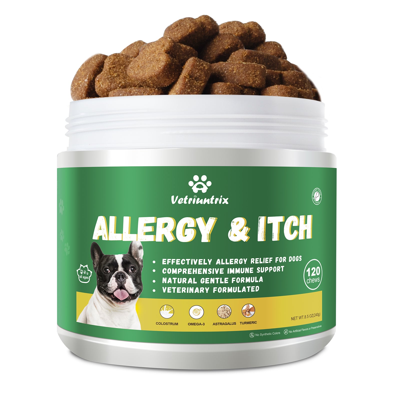 Vetriuntrix Dog Allergy & Itch Relief Soft Chews