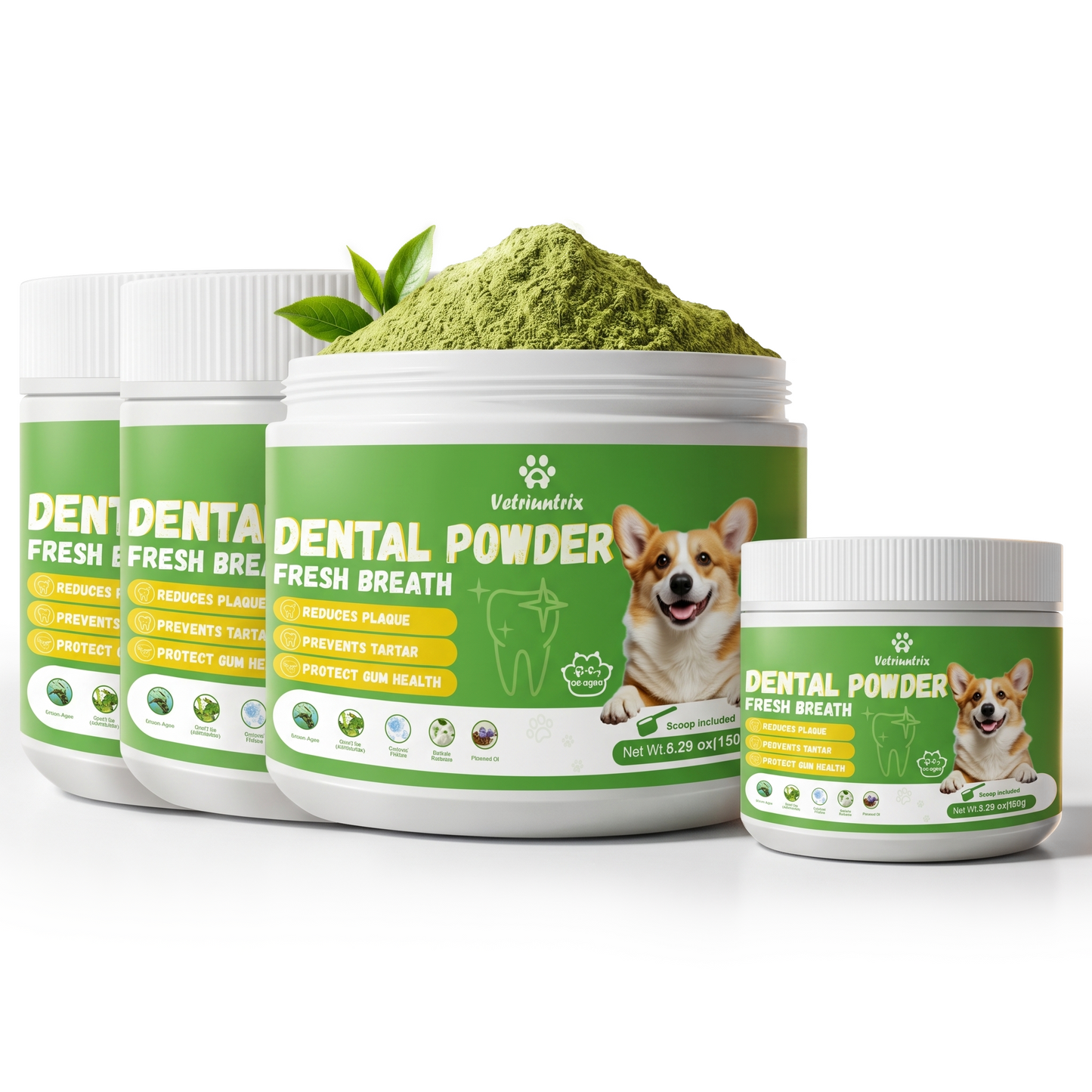 Polvo Dental para Perros | México Exclusivo: Compra 3 y Llévate 1 Gratis
