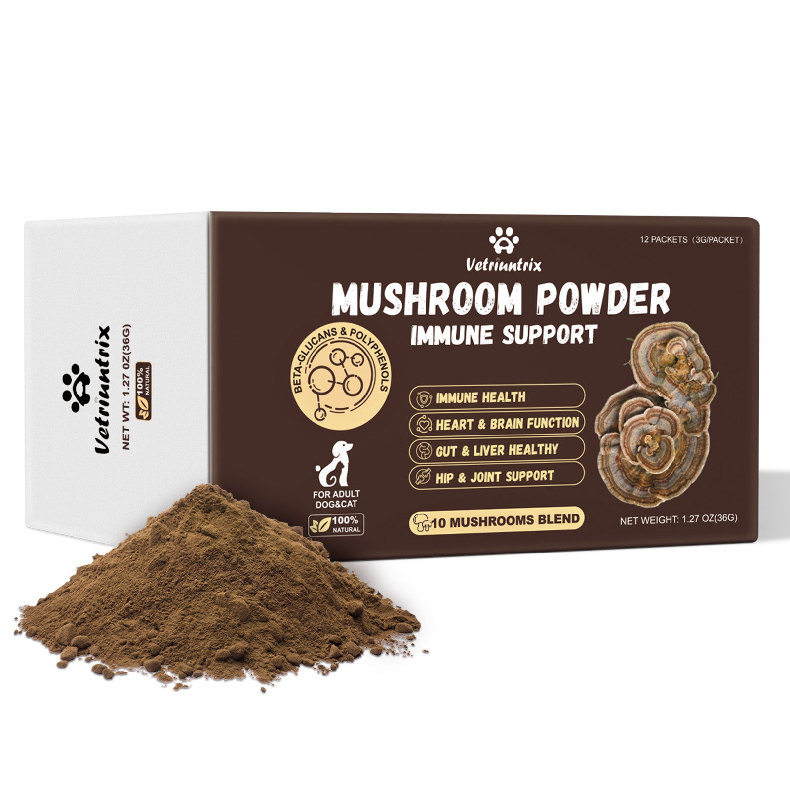 Vetriuntrix Turkey Tail Mushroom Powder