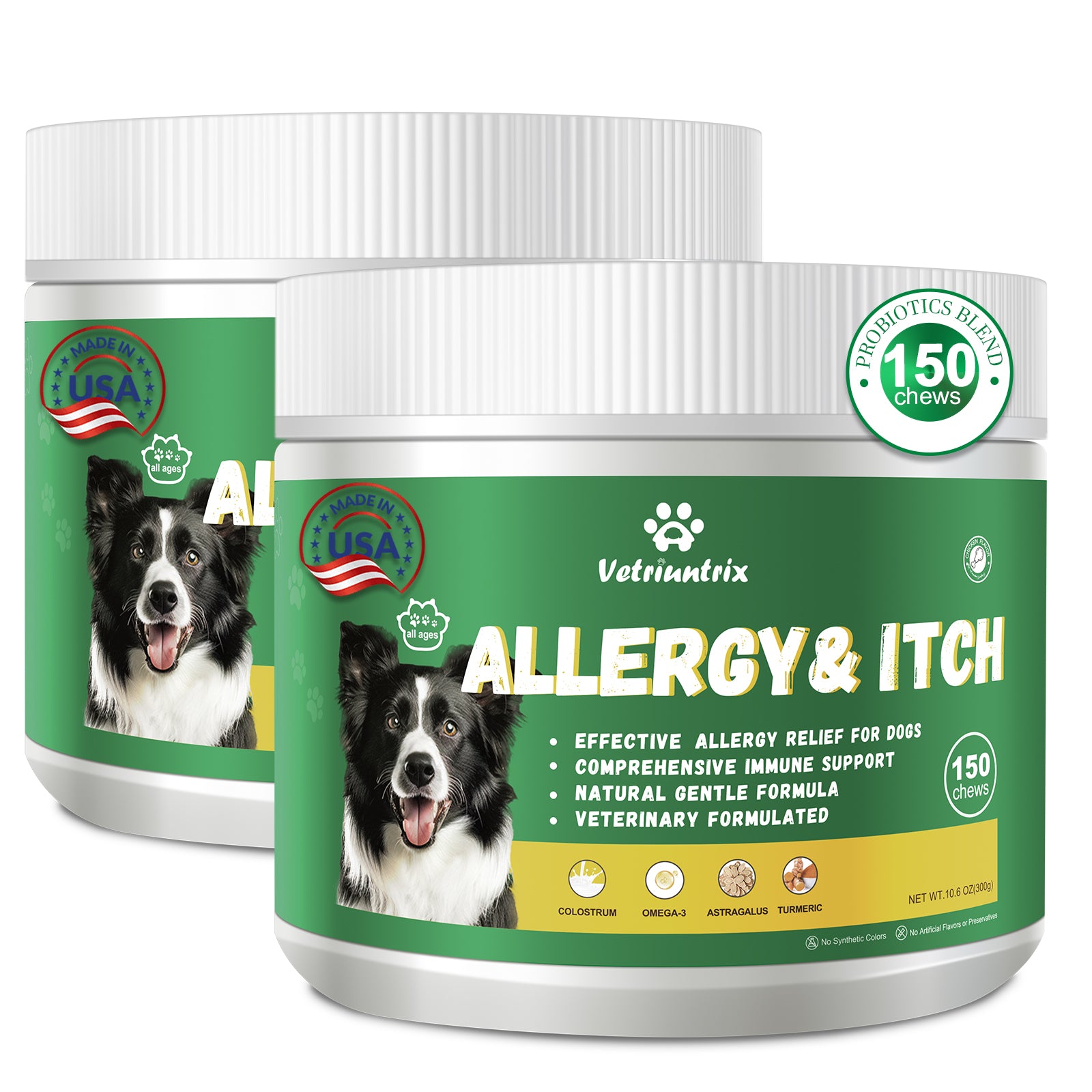 Vetriuntrix Dog Allergy & Itch Relief Soft Chews