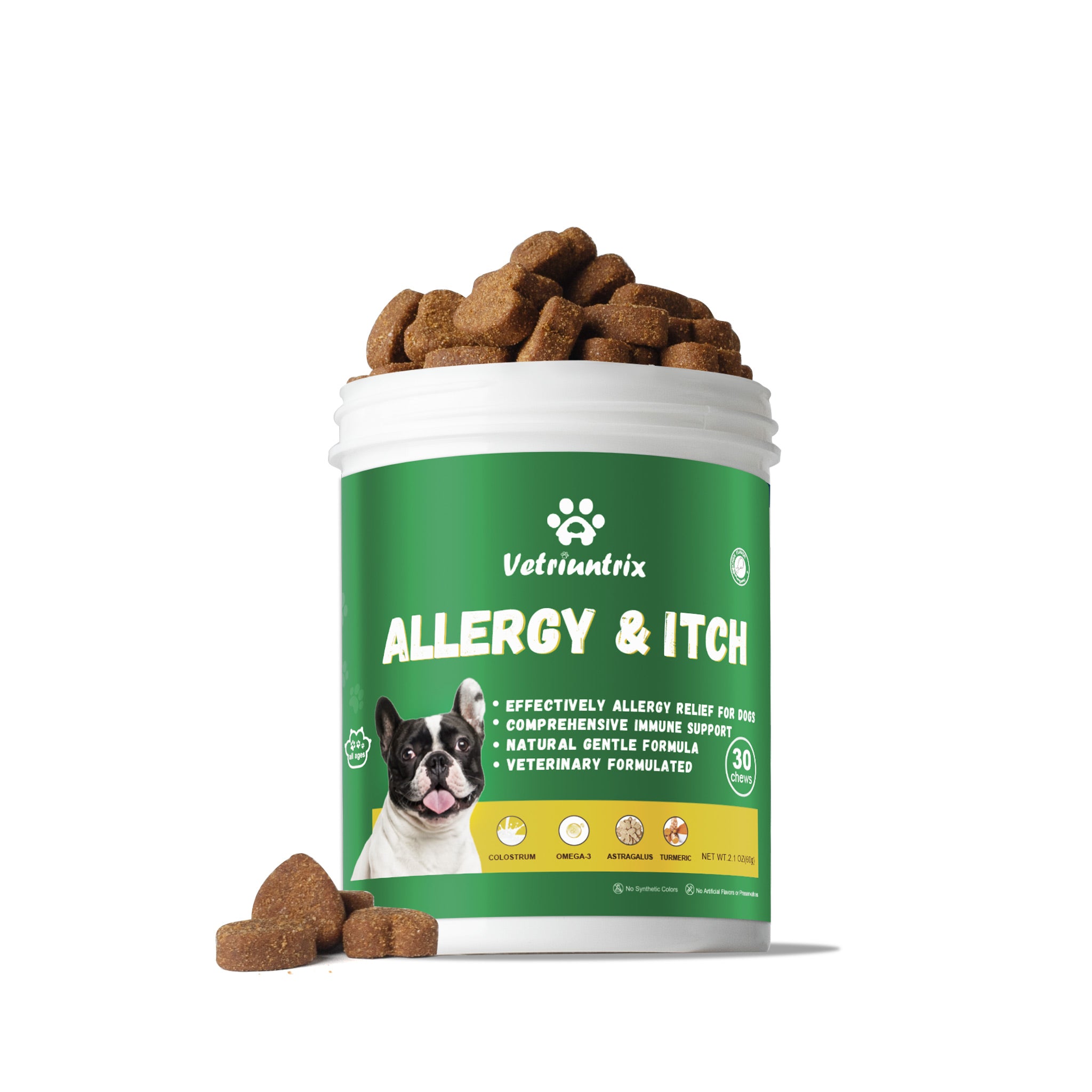 Vetriuntrix Dog Allergy & Itch Relief Soft Chews