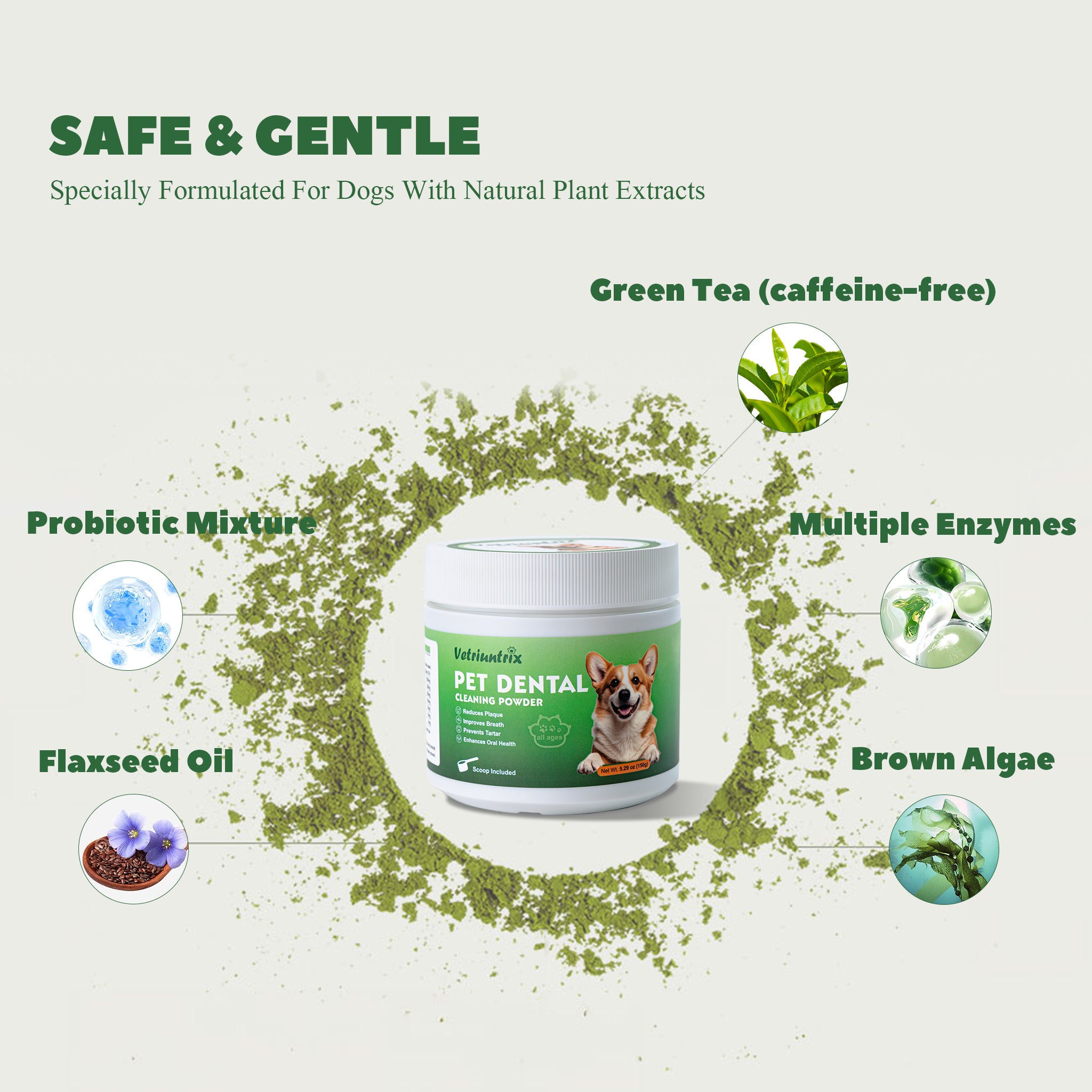 Vetriuntrix 150g Dog Dental Care Powder