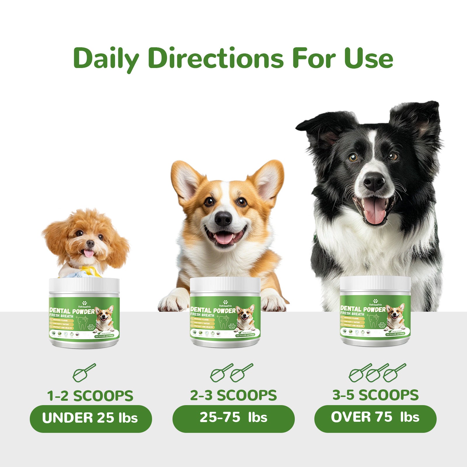 Vetriuntrix Dog Dental Care Powder