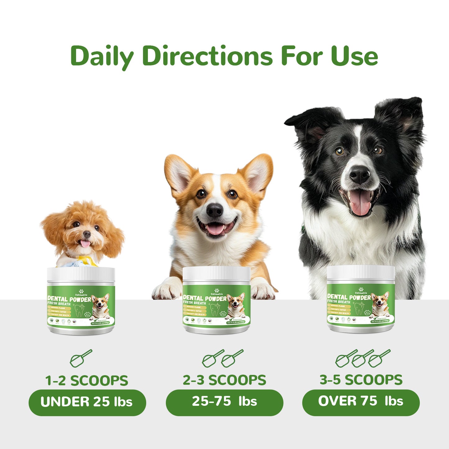 Vetriuntrix Dog Dental Care Powder