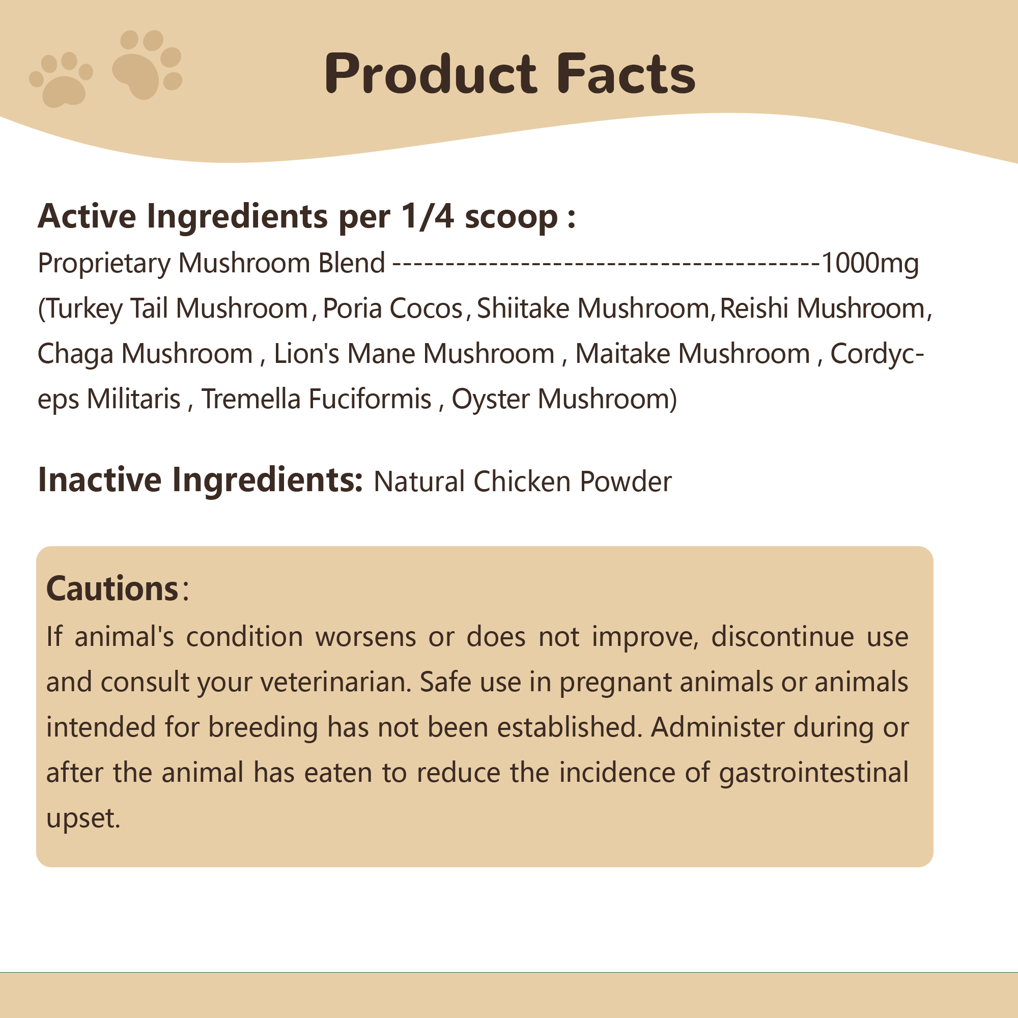 Vetriuntrix Organic Turkey Tail Mushroom for Dogs Full Series - Over 50% Beta Glucan - 10-in-1 Mushroom Powder for Immune & Gut Support - Dog Mushroom Supplements for Lumps and Bumps - Chicken Flavor