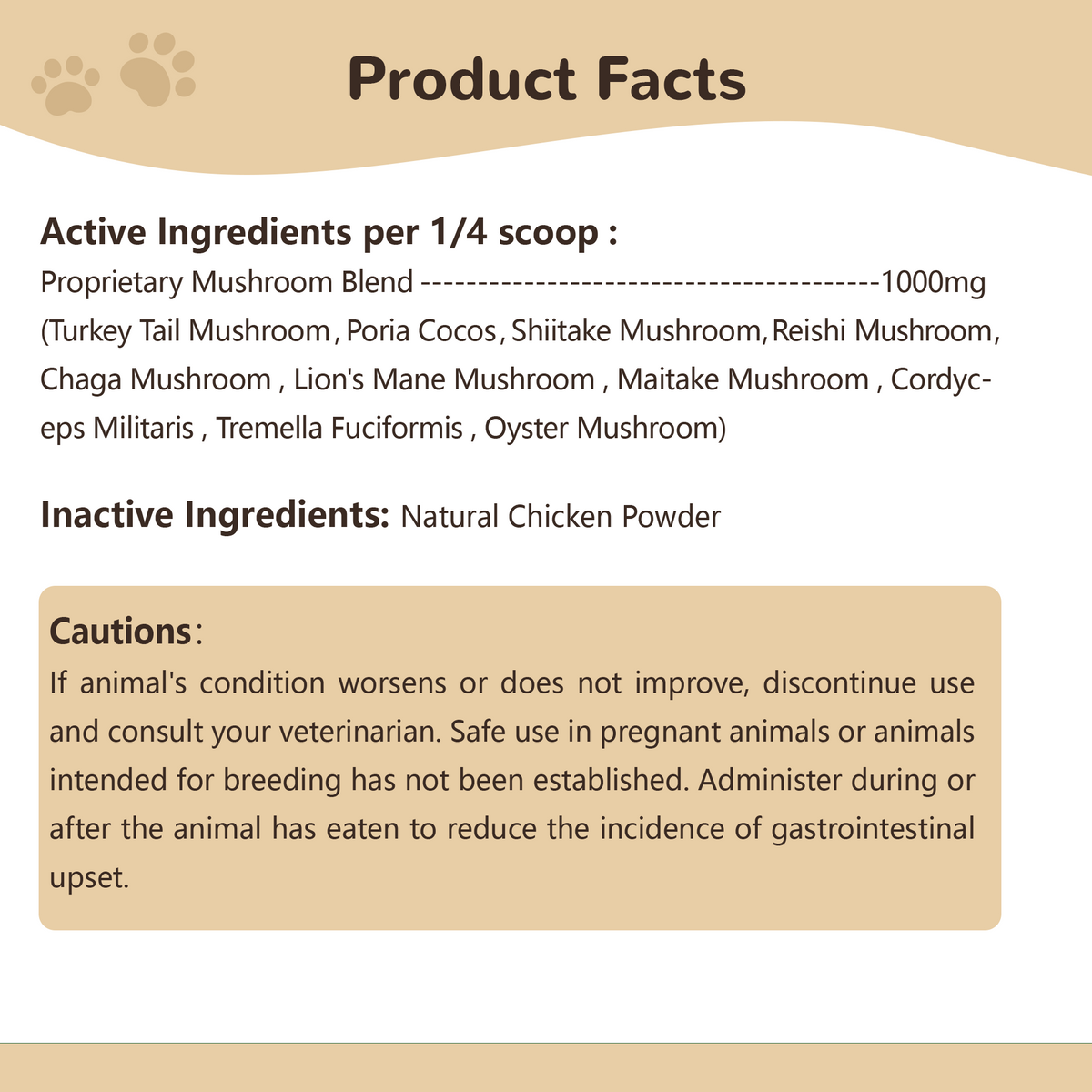 Vetriuntrix Organic Turkey Tail Mushroom for Dogs Full Series - Over 50% Beta Glucan - 10-in-1 Mushroom Powder for Immune & Gut Support - Dog Mushroom Supplements for Lumps and Bumps - Chicken Flavor