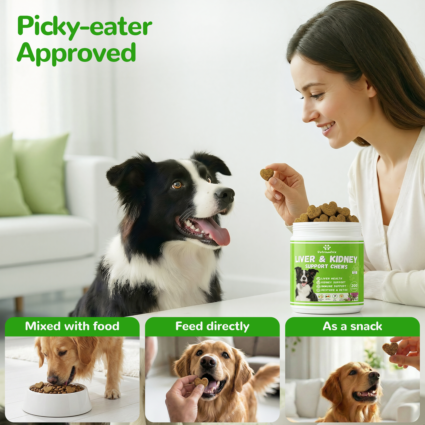 Vetriuntrix Dog Liver Support Chews